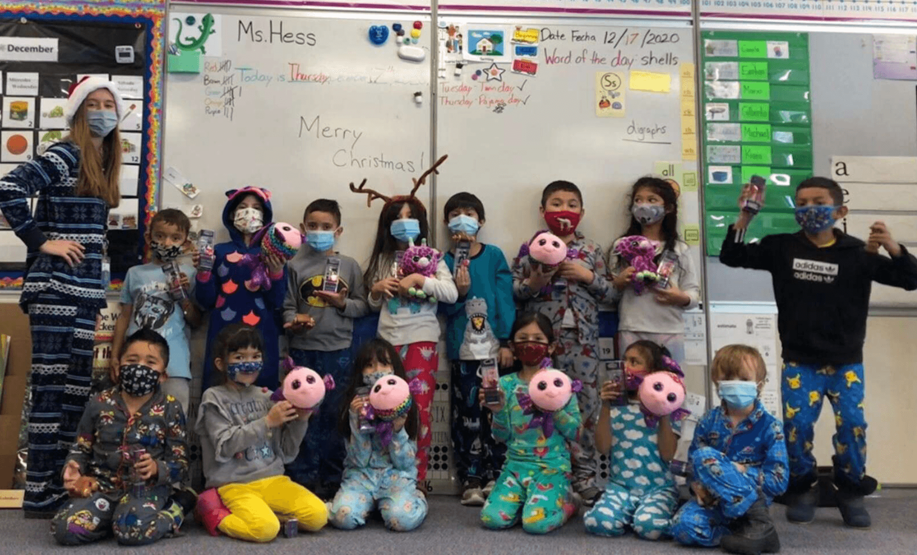 School district thanks Kenzi's Causes for holiday gifts to Avon students
