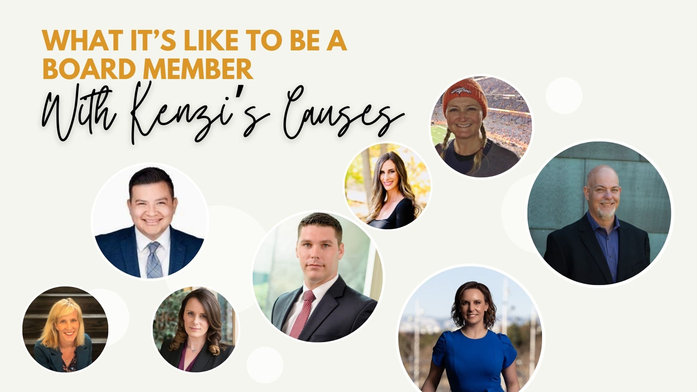 What It’s Like to Be a Board Member With Kenzi’s Causes