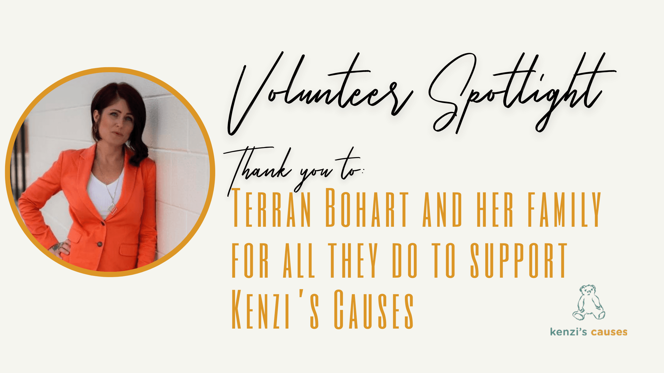 Volunteer Spotlight: Terran Bohart