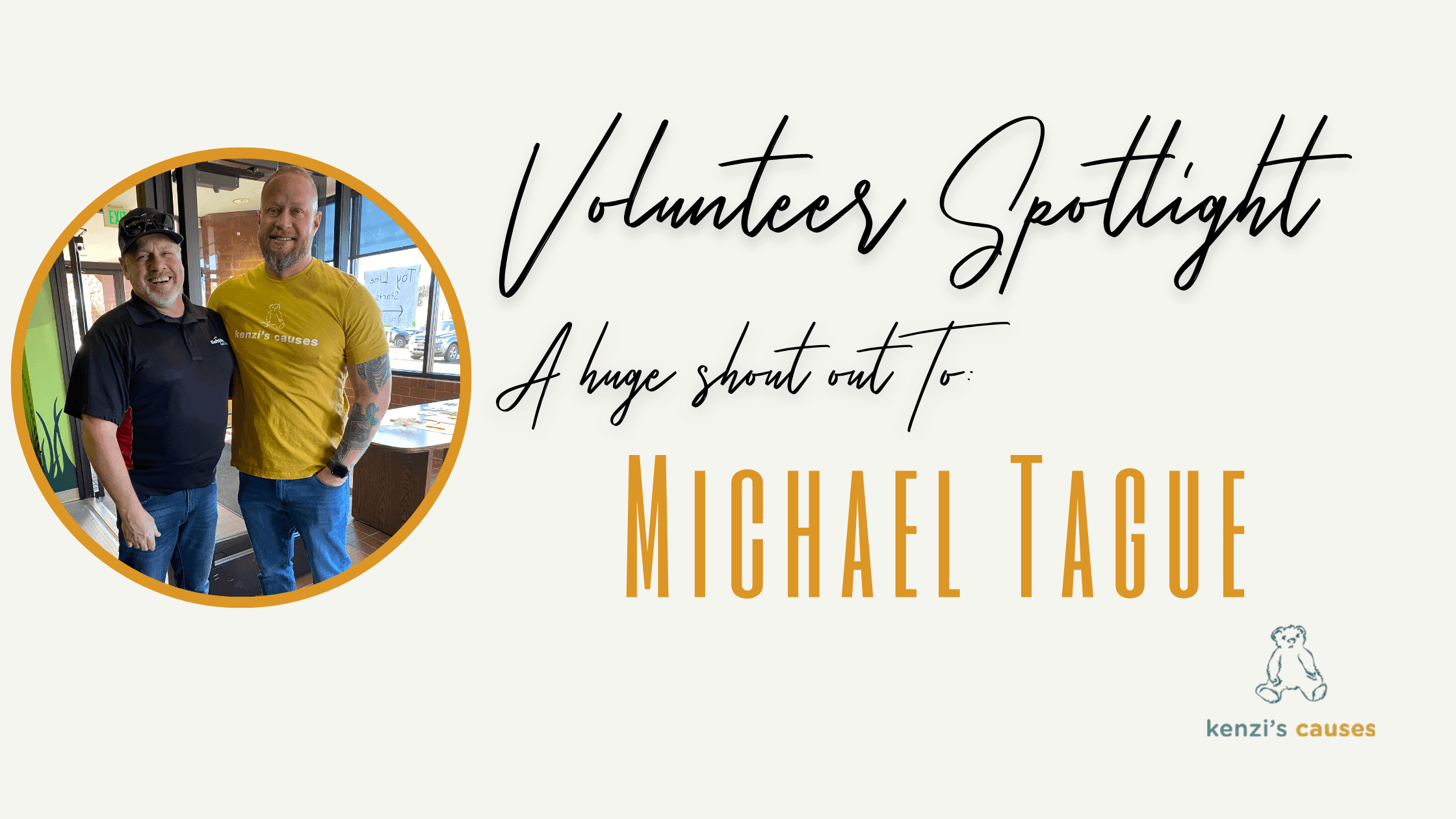 Volunteer Spotlight: Michael Tague