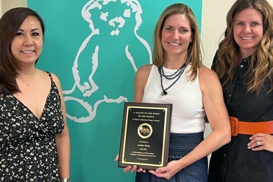 Jennifer Rettig, “The Best of the Best”, honored with Minoru Yasui Volunteer Award